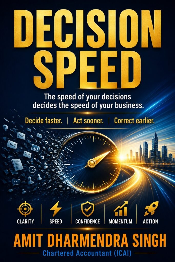 Decision Speed book cover by Amit Dharmendra Singh