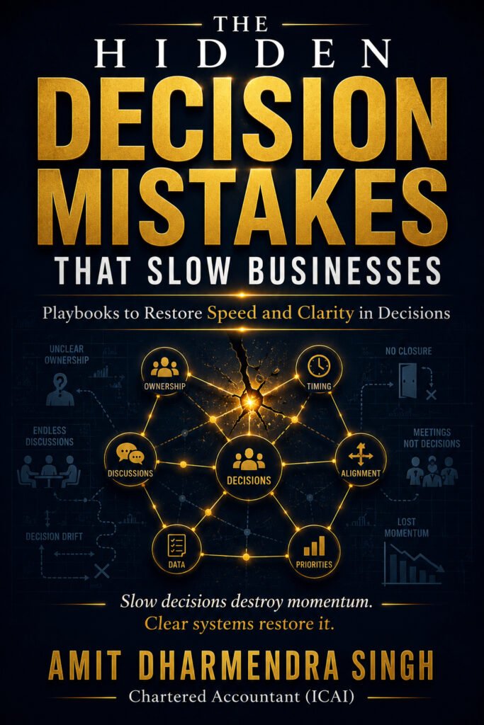 The Hidden Decision Mistakes That Slow Businesses
 - Amit Dharmendra Singh Books