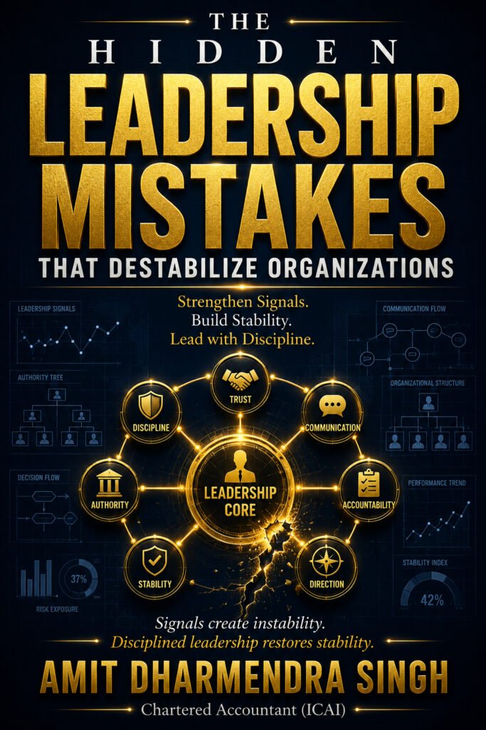 The Hidden Leadership Mistakes That Destabilize Organizations
 - Amit Dharmendra Singh Books